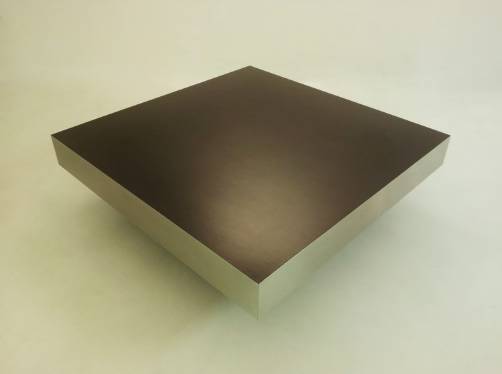 Modernist vintage large floating coffee table, 1970`s ca, Italian